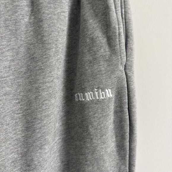 Sumibu Tiny Ol’ Sumibu Sweatpants in Grey & White - Picture 8 of 8